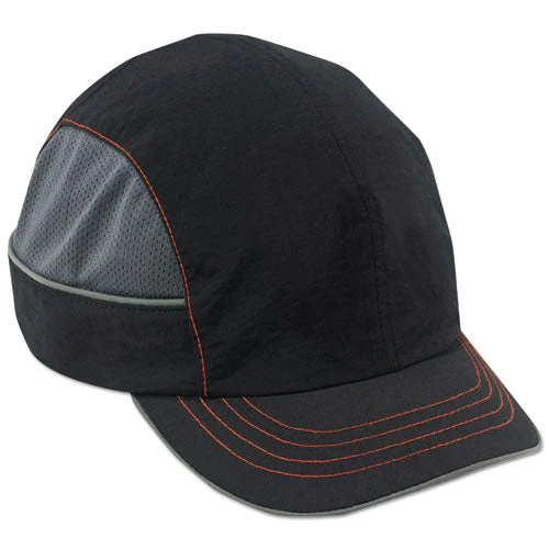 Skullerz 8950 Bump Cap Hat, Short Brim, Black, Ships In 1-3 Business Days - Image 1