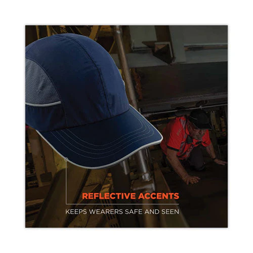 Skullerz 8950xl Xl Bump Cap Hat, Long Brim, Navy, Ships In 1-3 Business Days - Image 2