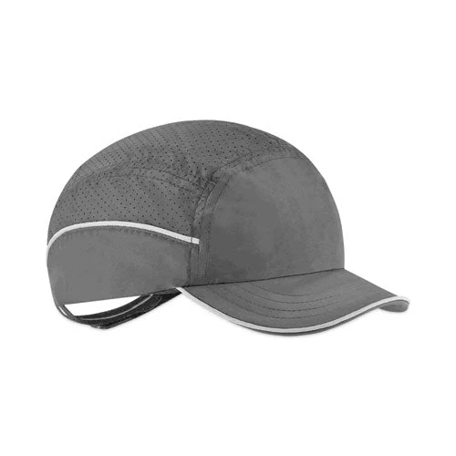 Skullerz 8955 Lightweight Bump Cap Hat, Short Brim, Black, Ships In 1-3 Business Days - Image 1