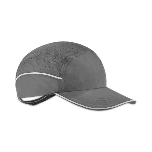 Skullerz 8965 Lightweight Bump Cap Hat With Led Lighting, Long Brim, Black, Ships In 1-3 Business Days - Image 1