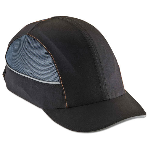 Skullerz 8960 Bump Cap With Led Lighting, Short Brim, Black, Ships In 1-3 Business Days - Image 1