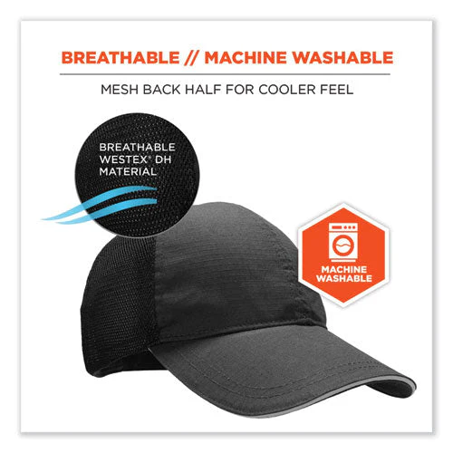Skullerz 8946 Baseball Cap, Cotton/polyester, One Size Fits Most, Black, Ships In 1-3 Business Days - Image 3