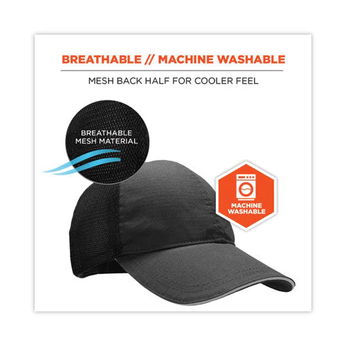 Skullerz 8946 Baseball Cap With Bump Cap Insert, Os, Navy, Ships In 1-3 Business Days - Image 3