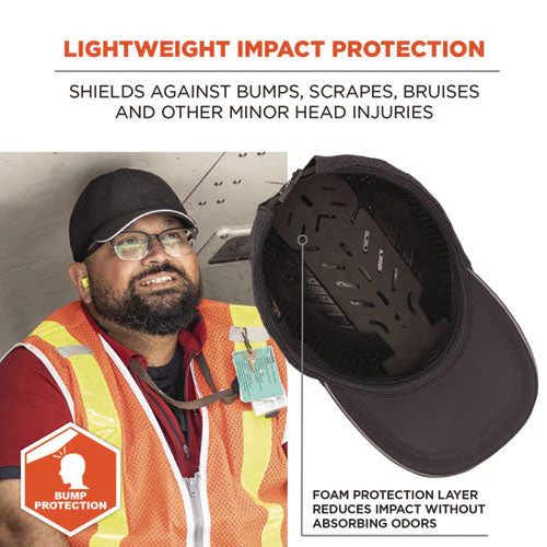 Skullerz 8947 Lightweight Baseball Hat And Bump Cap Insert, Medium/large, Black, Ships In 1-3 Business Days - Image 3