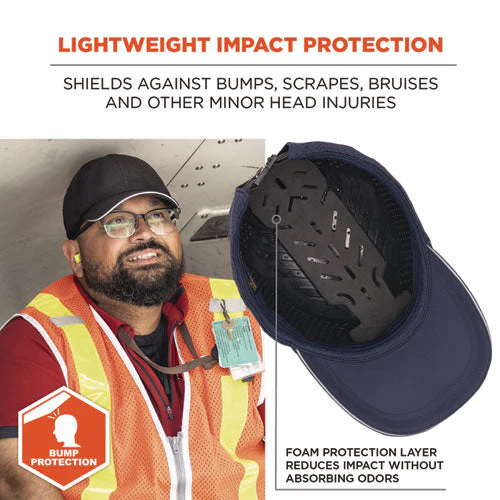 Skullerz 8947 Lightweight Baseball Hat And Bump Cap Insert, X-large/2x-large, Navy, Ships In 1-3 Business Days - Image 3