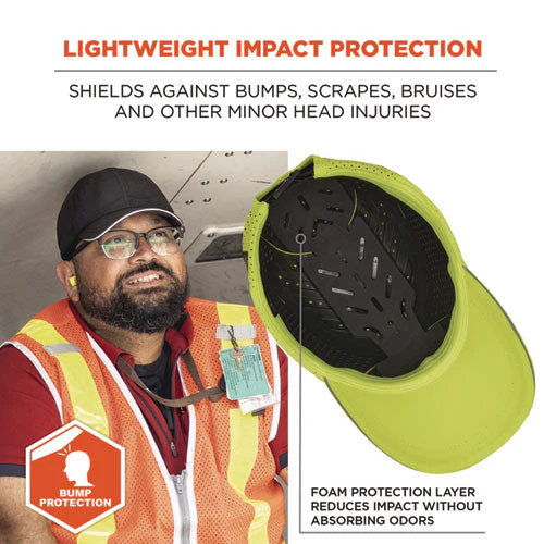 Skullerz 8947 Lightweight Baseball Hat And Bump Cap Insert, Medium/large, Lime, Ships In 1-3 Business Days - Image 3