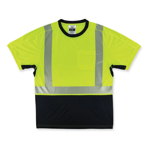 Glowear 8283bk Class 2 Lightweight Performance Hi-vis T-shirt, Polyester, X-large, Lime, Ships In 1-3 Business Days - Image 1