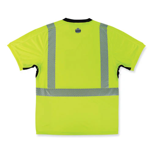 Glowear 8283bk Class 2 Lightweight Performance Hi-vis T-shirt, Polyester, X-large, Lime, Ships In 1-3 Business Days - Image 2