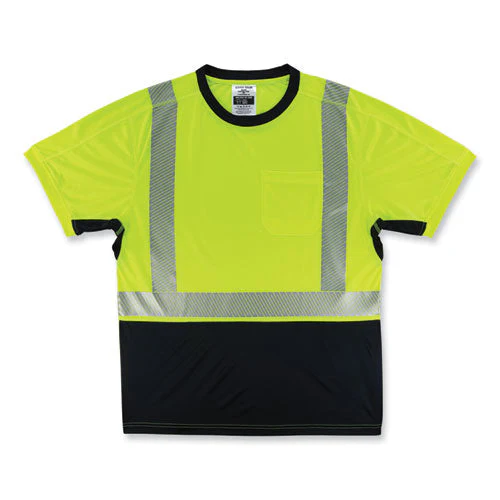 Glowear 8283bk Class 2 Lightweight Performance Hi-vis T-shirt, Polyester, 4x-large, Lime, Ships In 1-3 Business Days - Image 1