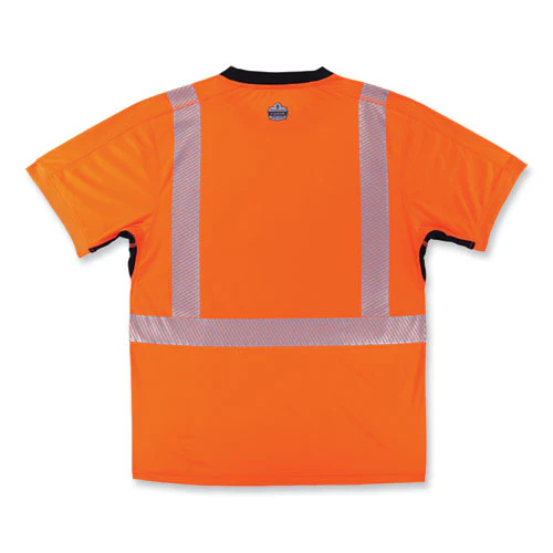 Glowear 8283bk Class 2 Lightweight Performance Hi-vis T-shirt, Polyester, Medium, Orange, Ships In 1-3 Business Days - Image 3
