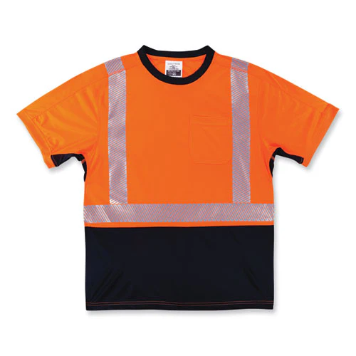 Glowear 8283bk Class 2 Lightweight Performance Hi-vis T-shirt, Polyester, 2x-large, Orange, Ships In 1-3 Business Days - Image 1