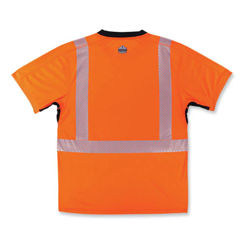 Glowear 8283bk Class 2 Lightweight Performance Hi-vis T-shirt, Polyester, 2x-large, Orange, Ships In 1-3 Business Days - Image 3