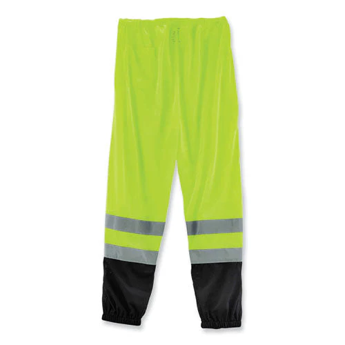 Glowear 8910bk Class E Hi-vis Pants With Black Bottom, Polyester, 2x-large/3x-large, Lime, Ships In 1-3 Business Days - Image 2