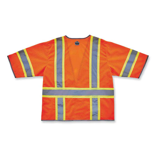 Glowear 8346z Class 3 Two-tone Hi-vis Surveyor Zipper Vest, Large/x-large, Orange, Ships In 1-3 Business Days - Image 3