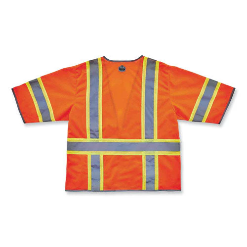 Glowear 8346z Class 3 Two-tone Hi-vis Surveyor Zipper Vest, 2x-large/3x-large, Orange, Ships In 1-3 Business Days - Image 2