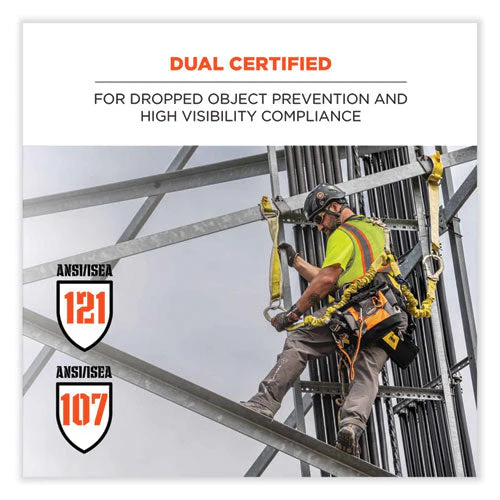 Glowear 8231tv Class 2 Hi-vis Tool Tethering Safety Vest, Polyester, 2x-large/3x-large, Lime, Ships In 1-3 Business Days - Image 2