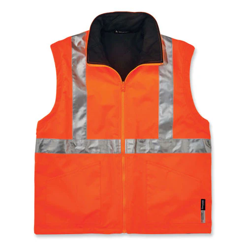 Glowear 8385 Class 3 Hi-vis 4-in-1 Jacket, Medium, Orange, Ships In 1-3 Business Days - Image 2