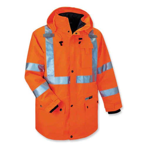 Glowear 8385 Class 3 Hi-vis 4-in-1 Jacket, 2x-large, Orange, Ships In 1-3 Business Days - Image 1