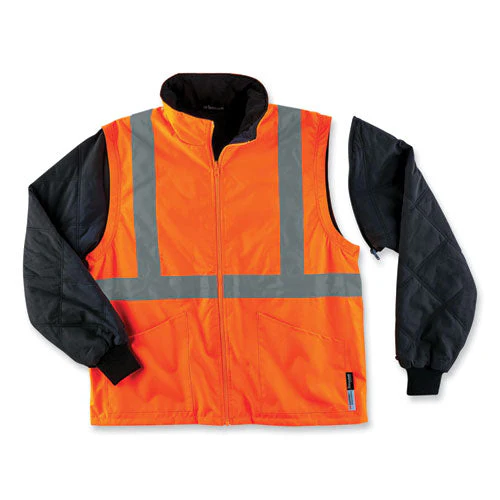 Glowear 8385 Class 3 Hi-vis 4-in-1 Jacket, 4x-large, Orange, Ships In 1-3 Business Days - Image 3