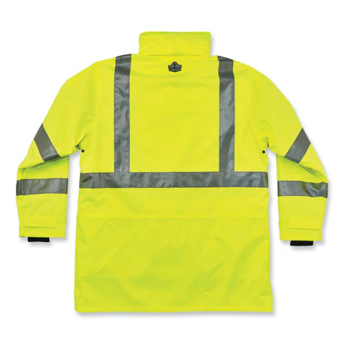 Glowear 8385 Class 3 Hi-vis 4-in-1 Jacket, Medium, Lime, Ships In 1-3 Business Days - Image 2