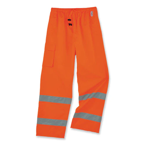 Glowear 8915 Class E Hi-vis Rain Pants, Medium, Orange, Ships In 1-3 Business Days - Image 1