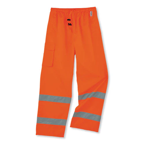 Glowear 8915 Class E Hi-vis Rain Pants, X-large, Orange, Ships In 1-3 Business Days - Image 1