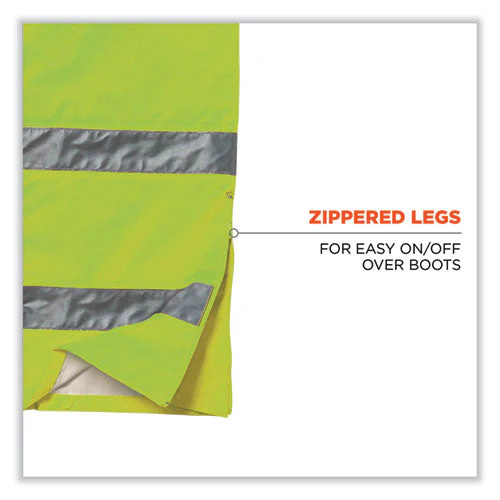 Glowear 8915 Class E Hi-vis Rain Pants, Small, Lime, Ships In 1-3 Business Days - Image 2