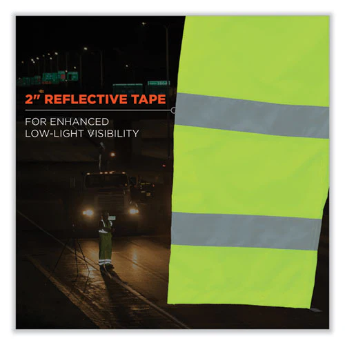 Glowear 8915 Class E Hi-vis Rain Pants, Medium, Lime, Ships In 1-3 Business Days - Image 2