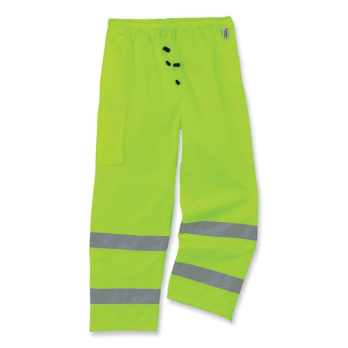 Glowear 8915 Class E Hi-vis Rain Pants, X-large, Lime, Ships In 1-3 Business Days - Image 1