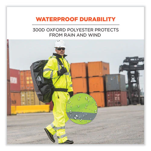 Glowear 8915 Class E Hi-vis Rain Pants, X-large, Lime, Ships In 1-3 Business Days - Image 3