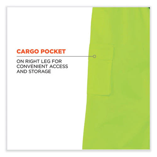 Glowear 8915 Class E Hi-vis Rain Pants, X-large, Lime, Ships In 1-3 Business Days - Image 2