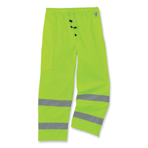 Glowear 8915 Class E Hi-vis Rain Pants, 2x-large, Lime, Ships In 1-3 Business Days - Image 1