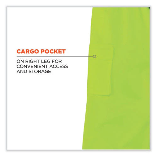 Glowear 8915 Class E Hi-vis Rain Pants, 2x-large, Lime, Ships In 1-3 Business Days - Image 3