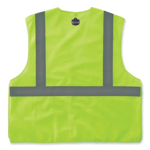Glowear 8215ba-s Single Size Class 2 Economy Breakaway Mesh Vest, Polyester, Small, Lime, Ships In 1-3 Business Days - Image 2