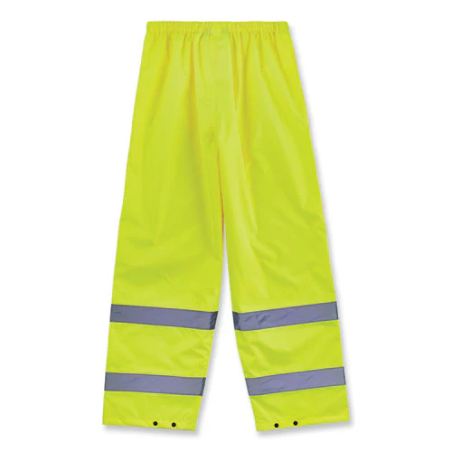 Glowear 8916 Class E Lightweight Hi-vis Rain Pants, 4x-large, Lime, Ships In 1-3 Business Days - Image 2