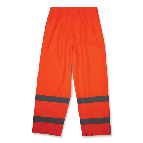Glowear 8916 Class E Lightweight Hi-vis Rain Pants, Medium, Orange, Ships In 1-3 Business Days - Image 2