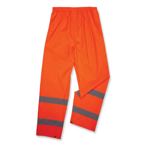 Glowear 8916 Class E Lightweight Hi-vis Rain Pants, 2x-large, Orange, Ships In 1-3 Business Days - Image 1