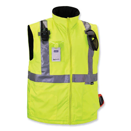 Glowear 8287 Class 2 Hi-vis Jacket With Removable Sleeves, Large, Lime, Ships In 1-3 Business Days - Image 3