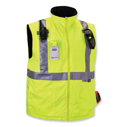 Glowear 8287 Class 2 Hi-vis Jacket With Removable Sleeves, 2x-large, Lime, Ships In 1-3 Business Days - Image 2