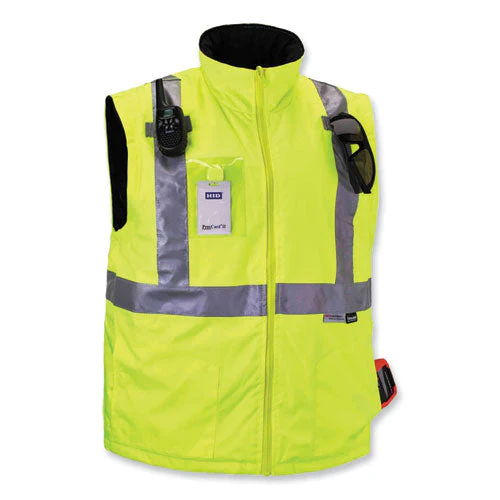 Glowear 8287 Class 2 Hi-vis Jacket With Removable Sleeves, 4x-large, Lime, Ships In 1-3 Business Days - Image 2