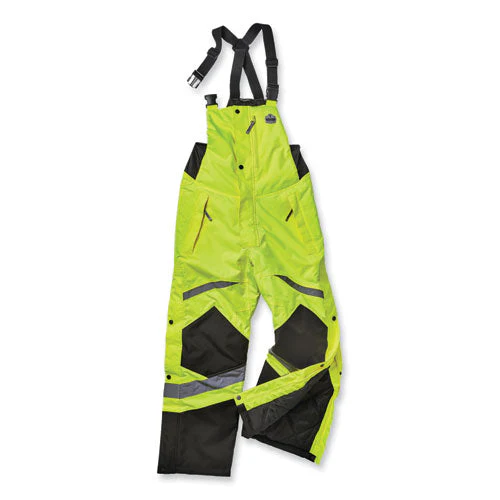Glowear 8928 Class E Hi-vis Insulated Bibs, Medium, Lime, Ships In 1-3 Business Days - Image 1