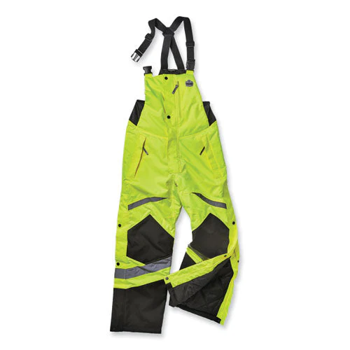 Glowear 8928 Class E Hi-vis Insulated Bibs, X-large, Lime, Ships In 1-3 Business Days - Image 1