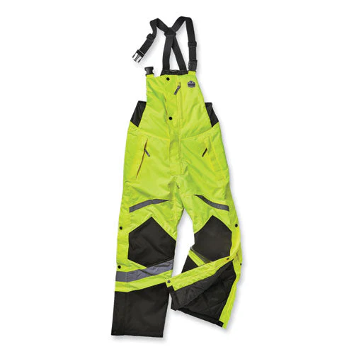 Glowear 8928 Class E Hi-vis Insulated Bibs, 4x-large, Lime, Ships In 1-3 Business Days - Image 1