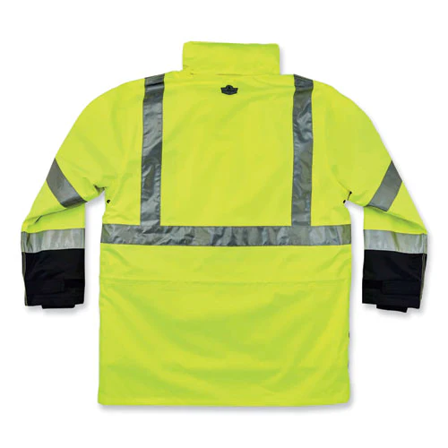 Glowear 8388 Class 3/2 Hi-vis Thermal Jacket Kit, 3x-large, Lime, Ships In 1-3 Business Days - Image 2