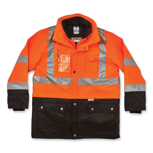 Glowear 8388 Class 3/2 Hi-vis Thermal Jacket Kit, 2x-large, Orange, Ships In 1-3 Business Days - Image 3