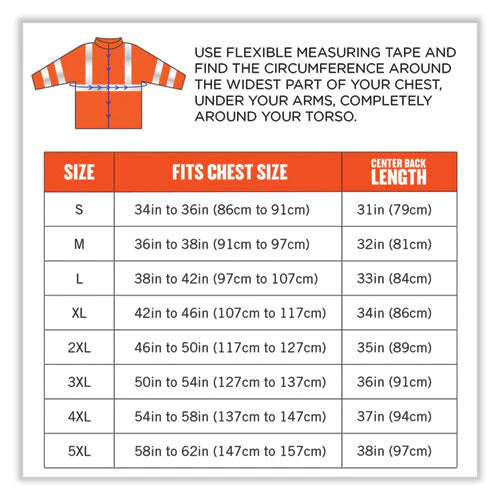 Glowear 8384 Class 3 Hi-vis Quilted Thermal Parka, Medium, Orange, Ships In 1-3 Business Days - Image 3