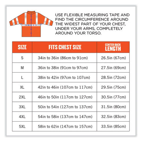 Glowear 8377 Class 3 Hi-vis Quilted Bomber Jacket, Orange, 2x-large, Ships In 1-3 Business Days - Image 3
