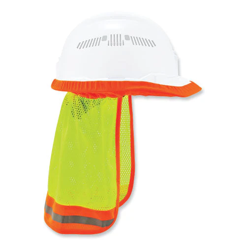 Glowear 8005 Hi-vis Hard Hat Neck Shade, 20 X 12.5, Lime, Ships In 1-3 Business Days - Image 1