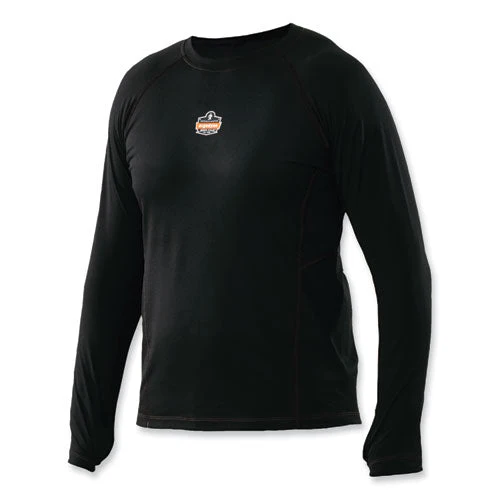 N-ferno 6435 Midweight Long Sleeve Base Layer Shirt, Large, Black, Ships In 1-3 Business Days - Image 1