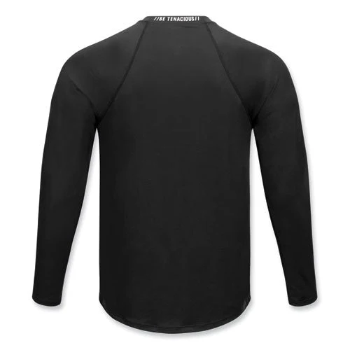 N-ferno 6436 Long Sleeve Lightweight Base Layer Shirt, Large, Black, Ships In 1-3 Business Days - Image 2